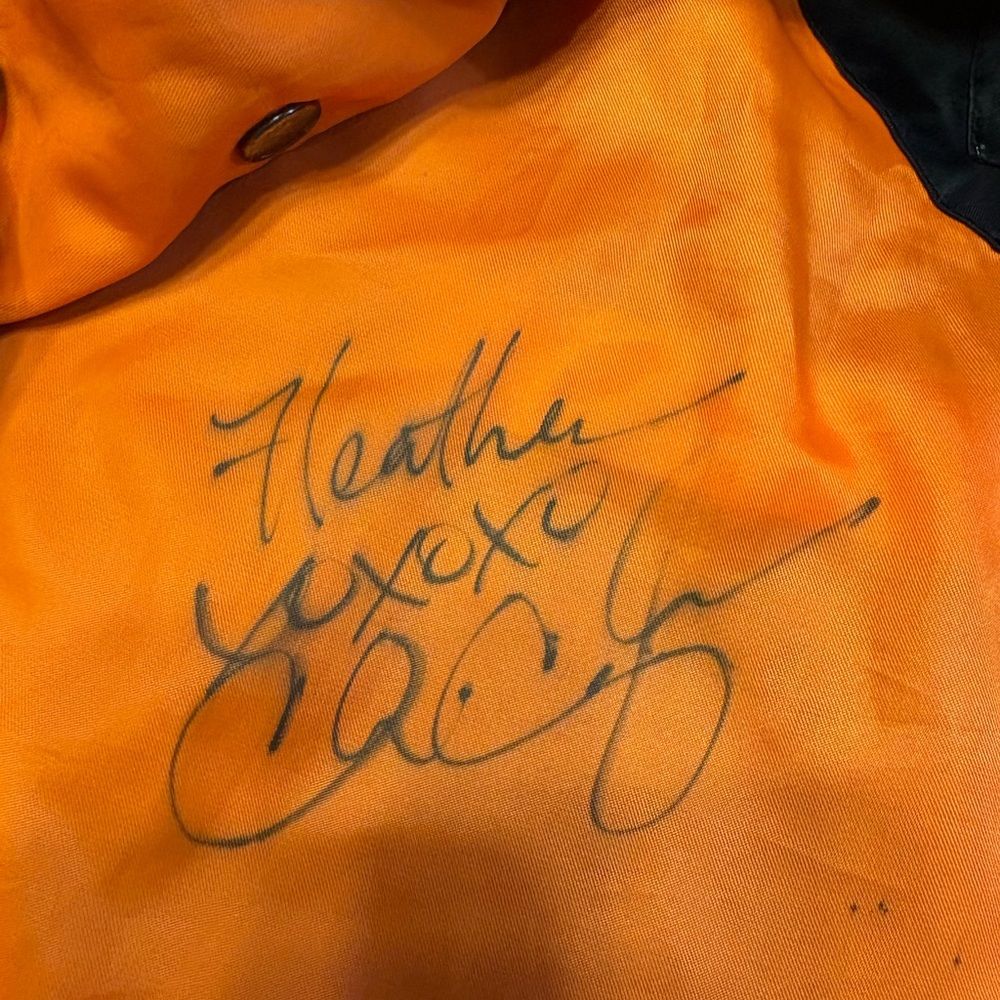 Harley-Davidson Autographed Women’s Biker/Riding Lightweight Nylon Moto Jacket M - Picture 7 of 11